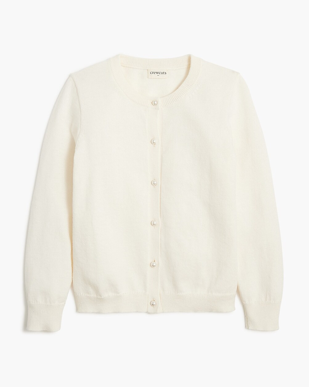 Girls' pearl-button Casey cardigan sweater | J.Crew Factory