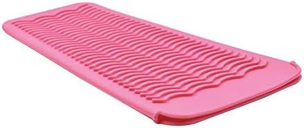 EIOKIT Silicone Heat Resistant Travel Mat Pouch for Hair Straightener,Crimping Iron,Hair Curling ... | Amazon (US)
