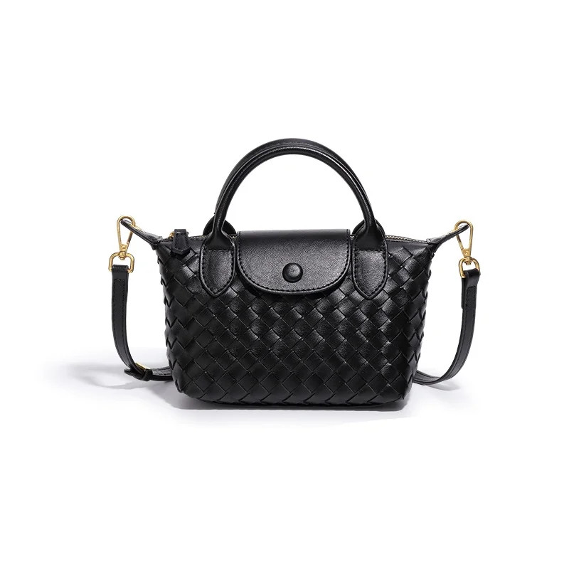 Yuxier Handmade Woven Bag, Fashionable Dumpling Handbag, High-Class Sense Of Dragonry Bag, Textur... | Walmart (US)