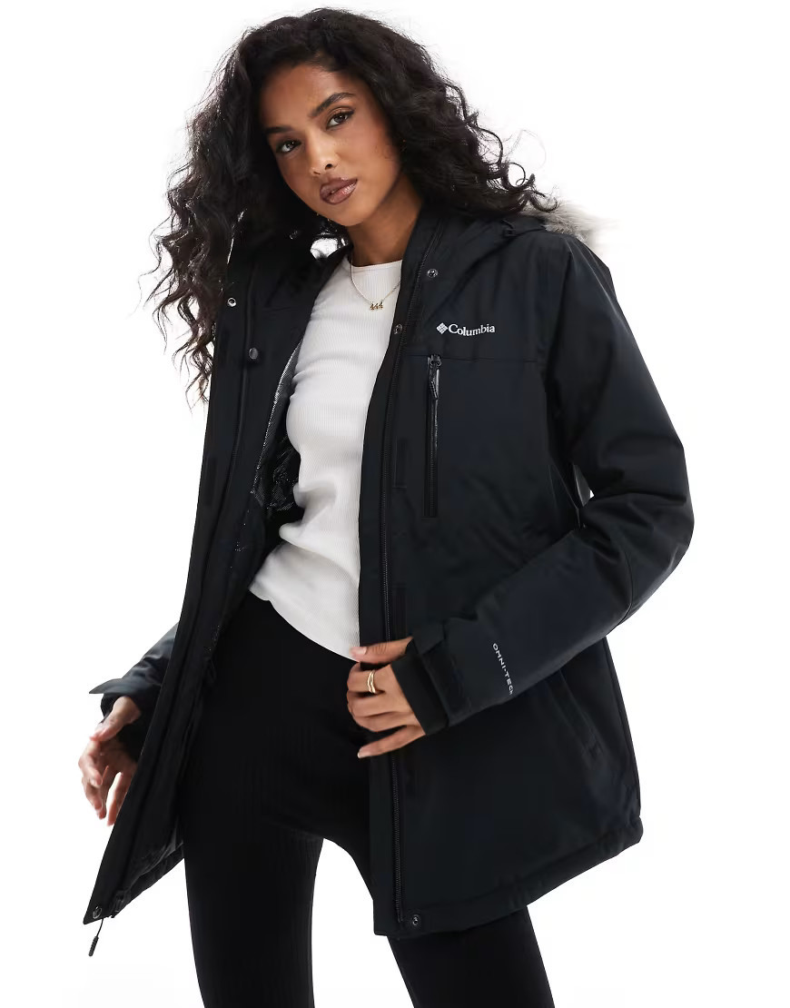 Columbia Ava Alpine II insulated ski jacket in black | ASOS (Global)