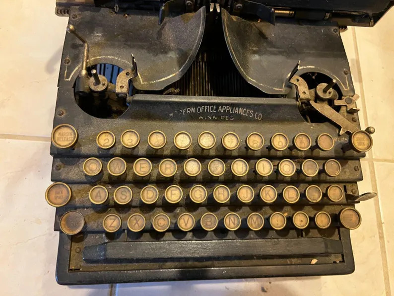 Antique Royal Standard No 5 Typewriter Staircase Flatbed Art Deco 1912? Winnipeg - Etsy | Etsy (US)