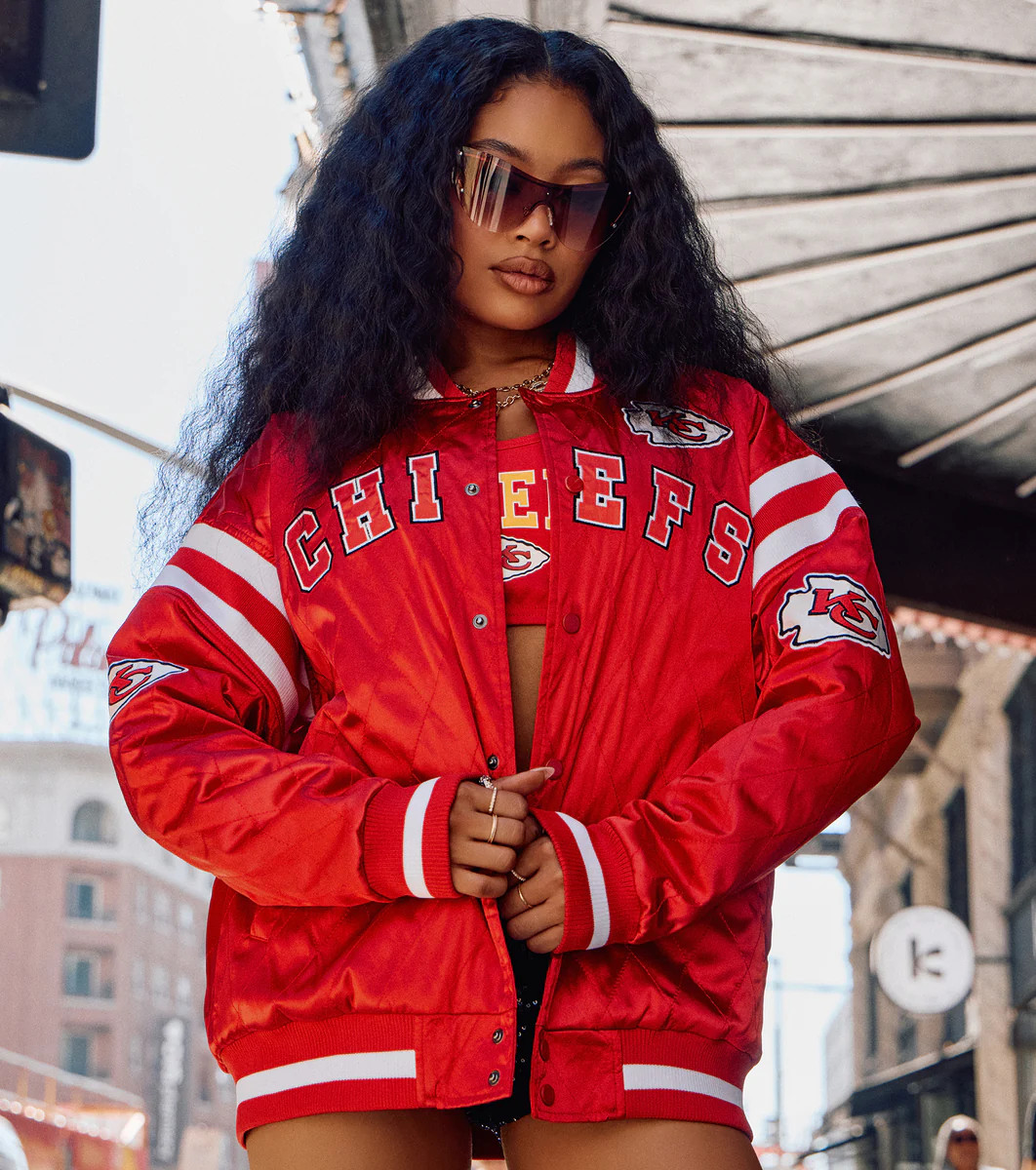 Ultra Game NFL Kansas City Chiefs Bomber Jacket | Windsor Stores