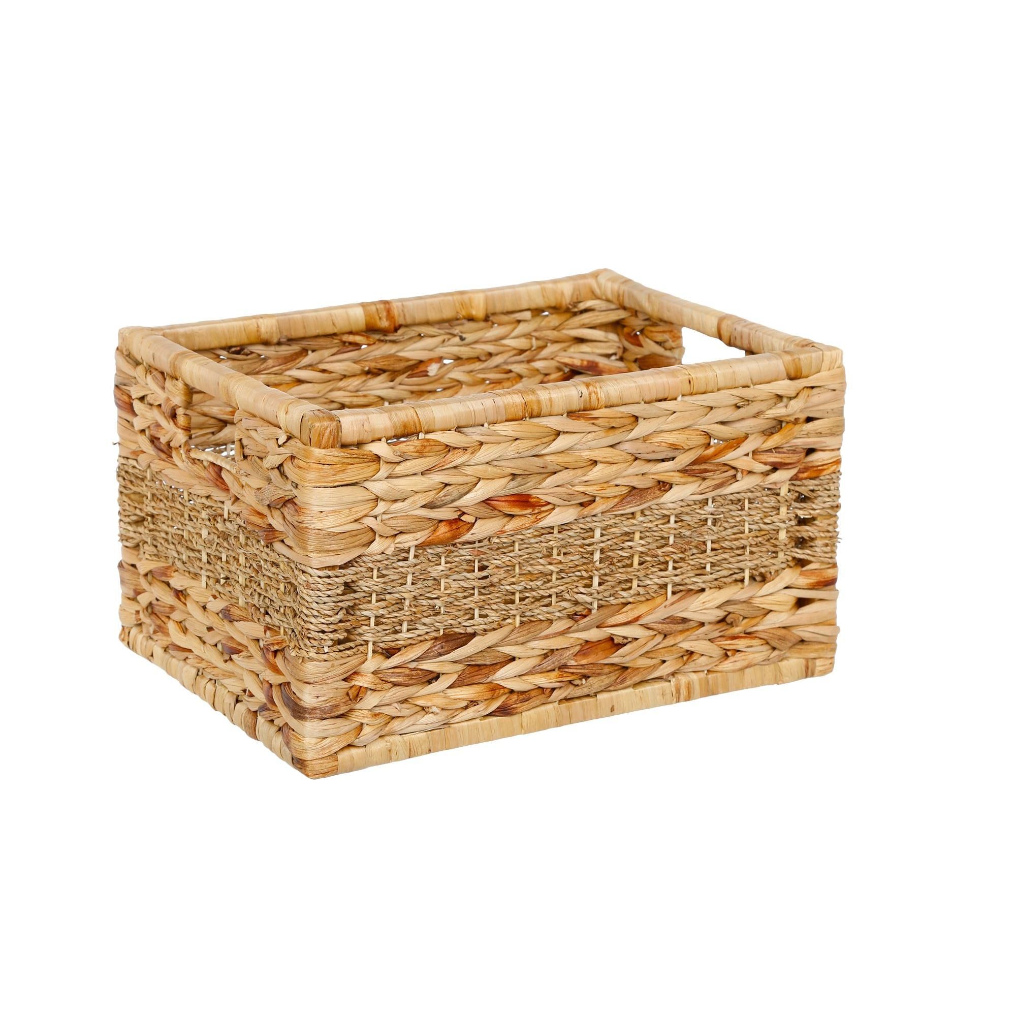 12" Woven Storage Basket - Natural-Natural-4078160441415   | Burkes Outlet | bealls