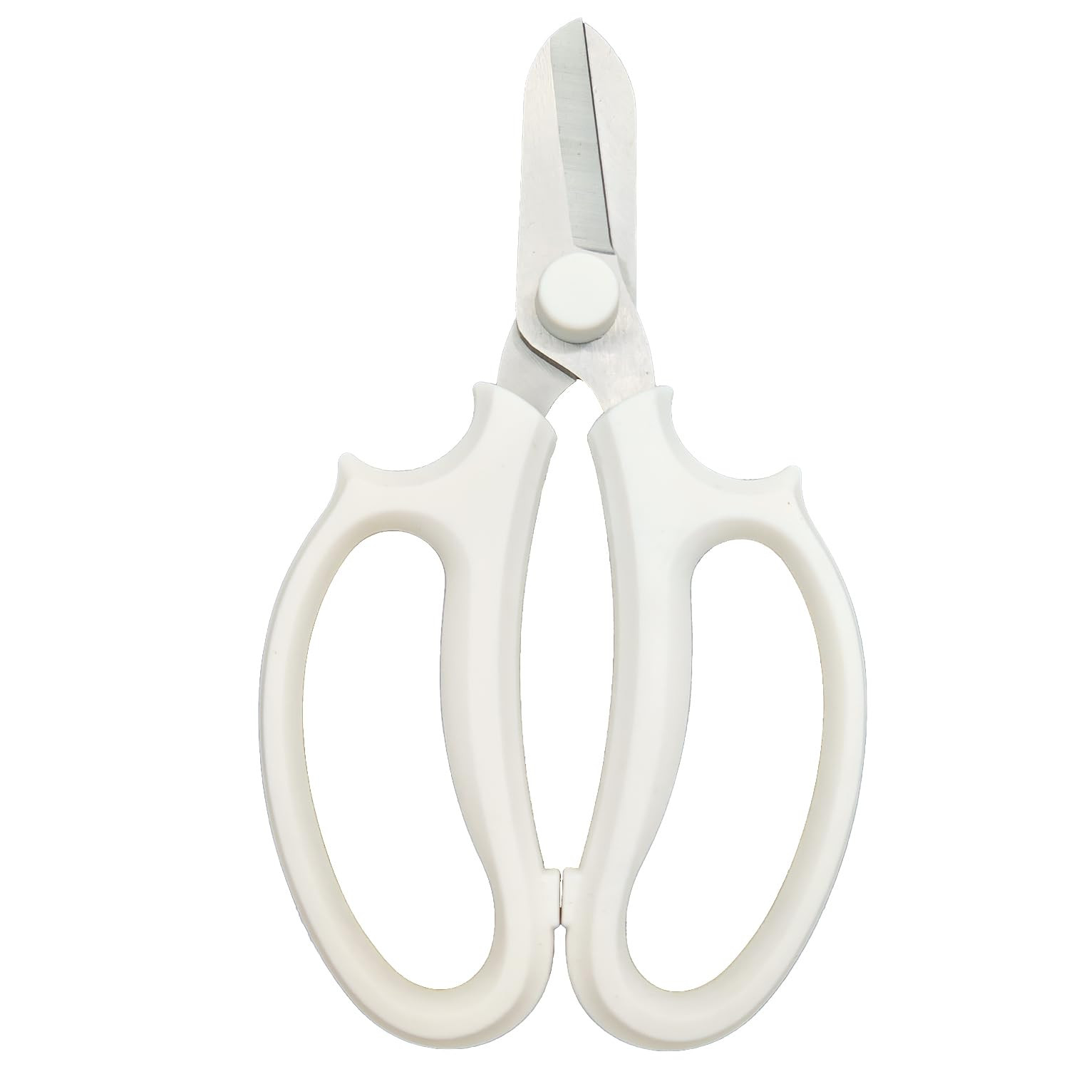 Gardening Scissor White Sharp Blade Alloy Steel Garden Shears for Cutting Flowers Trimming Plants... | Amazon (US)