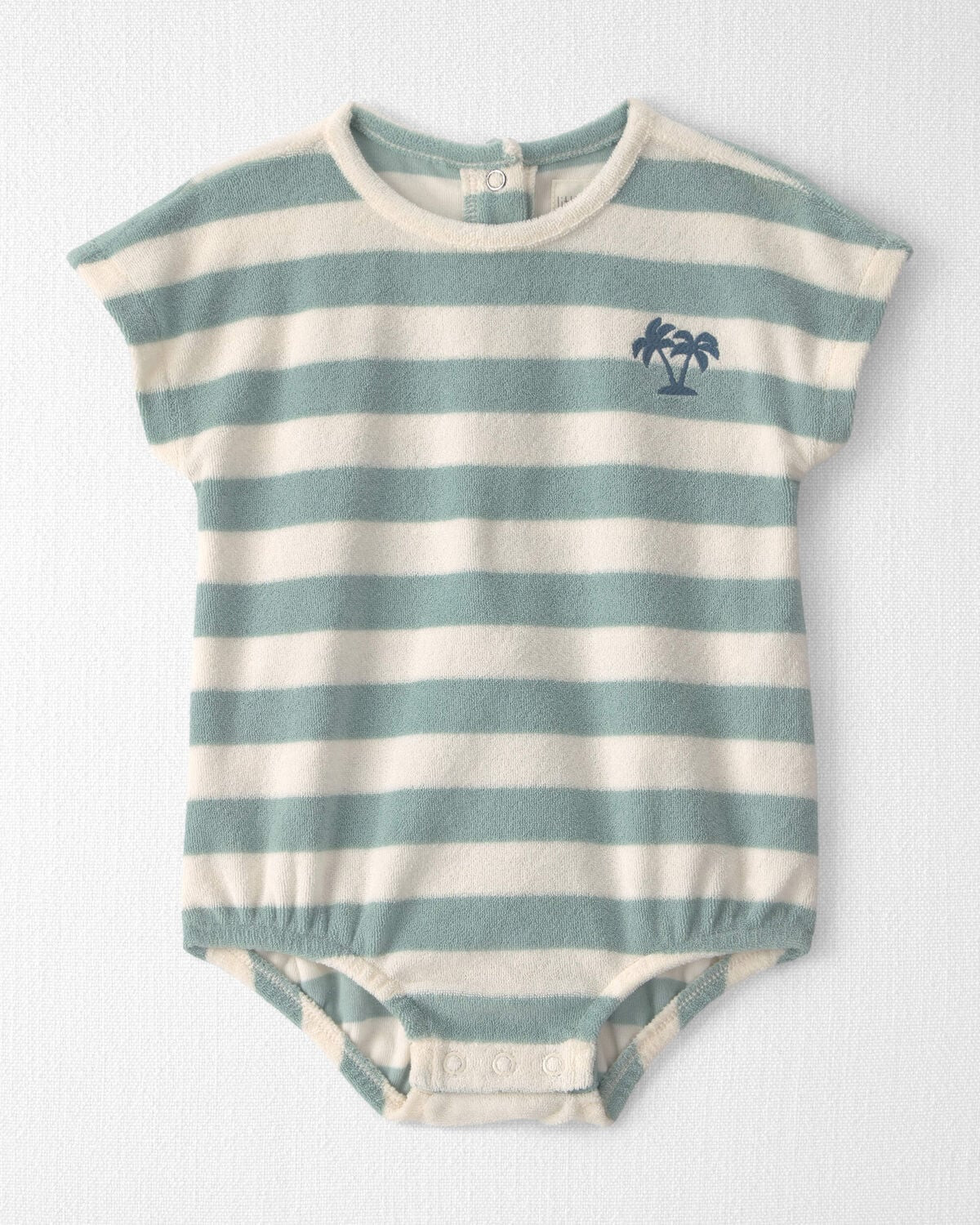 Baby Terry Bubble Made with Organic Cotton in Stripes | Carter's Inc