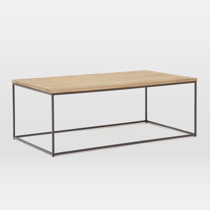 Streamline Coffee Table - Whitewashed Mango Wood | West Elm (US)