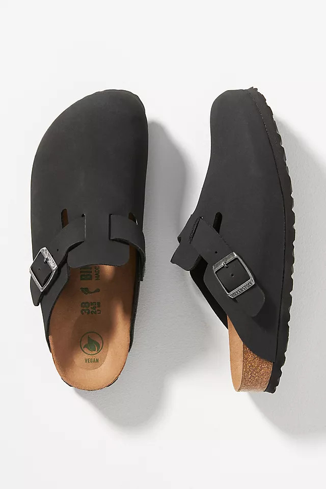 Birkenstock Boston Vegan Flats | Anthropologie (US)