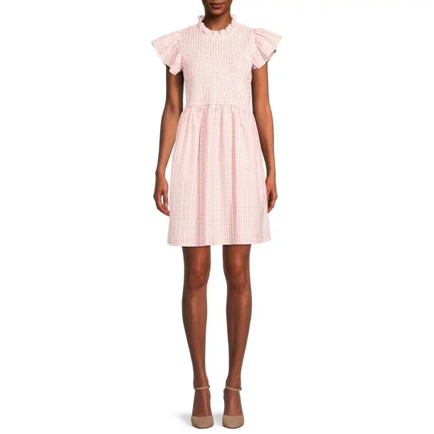 Time and Tru Women's Smocked Dress - Walmart.com | Walmart (US)