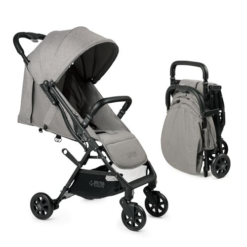 Lightweight Travel Stroller for Baby & Toddlers - Easy Fold & Compact Stroller with Canopy, Storage Basket, Multi-Position Recline & Convenient One-Hand Fold (Grey) | Amazon (US)