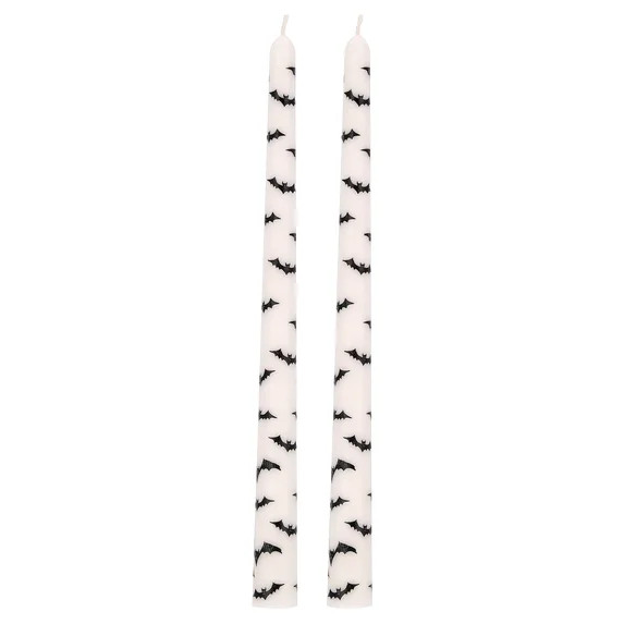My Texas House Bats 11" Taper Candles, Black and White, 2 Count | Walmart (US)