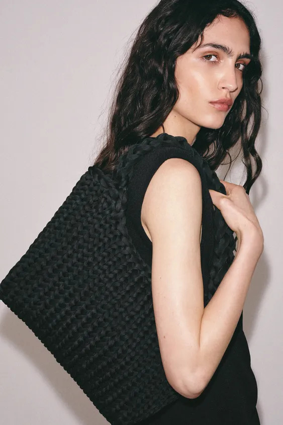 BRAIDED TOTE BAG | Zara UK