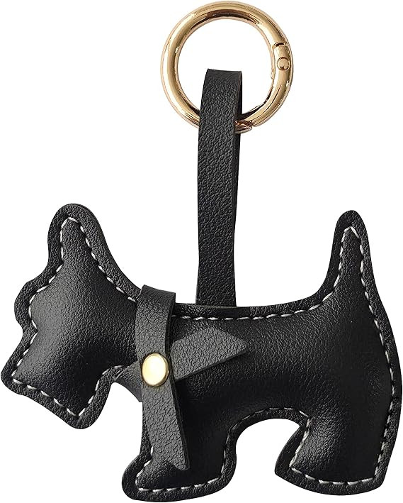 Cute Schnauzer Bag Charm, Fashion Puppy Bag Charm | Schnauzer Keychain for Handbags Tote Bags Pur... | Amazon (US)