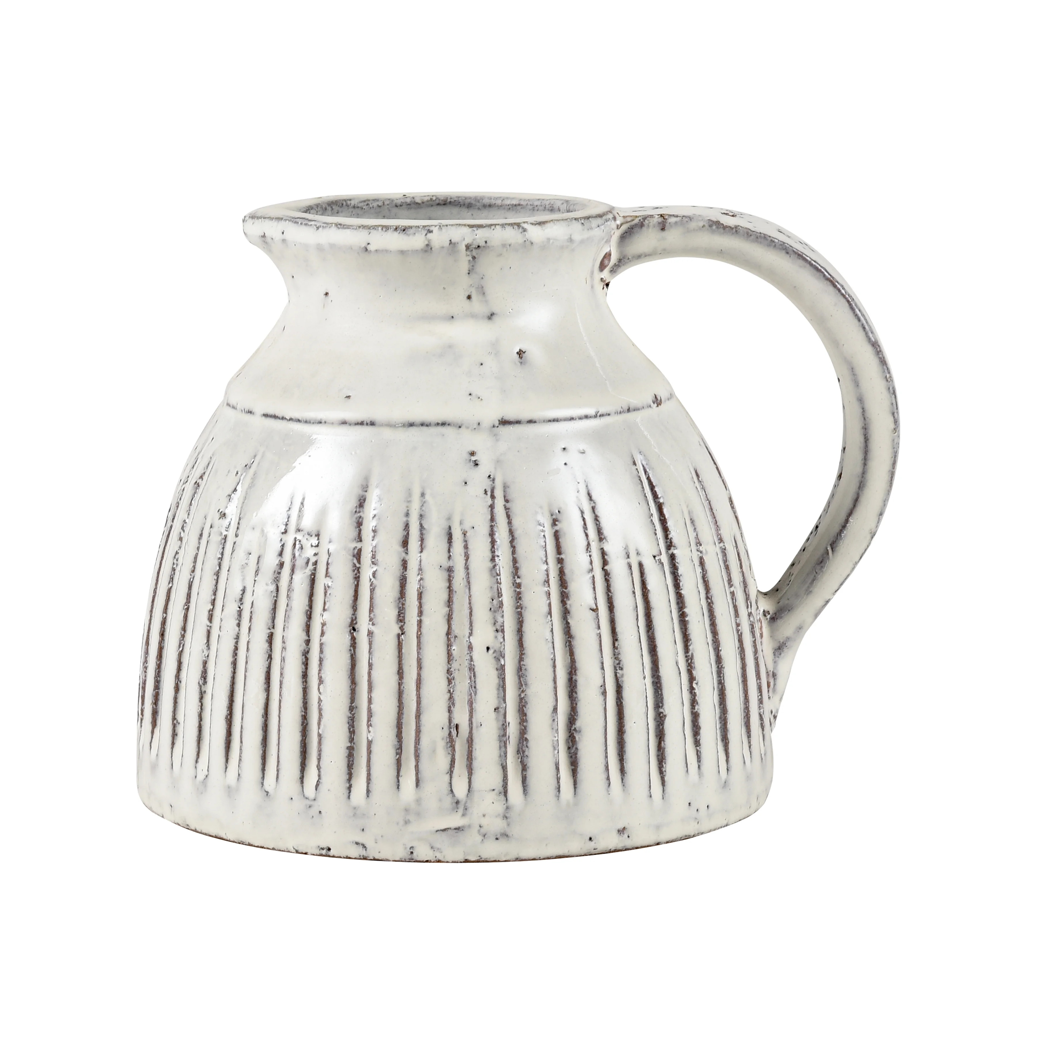 Elk Home Muriel Luxe Vase in Aged White Glazed Finish | Walmart (US)