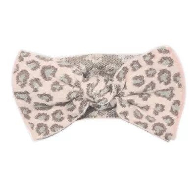 NYGB™ One Size Leopard Print Bow Headband in Pink | buybuy BABY | buybuy BABY