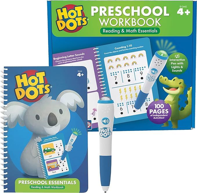 Educational Insights Hot Dots Preschool Workbook | Amazon (US)