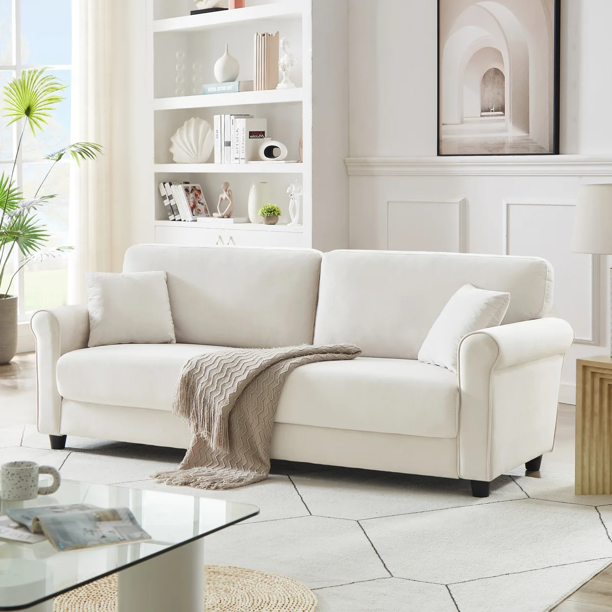 82.48'' Velvet Sofa | Wayfair North America