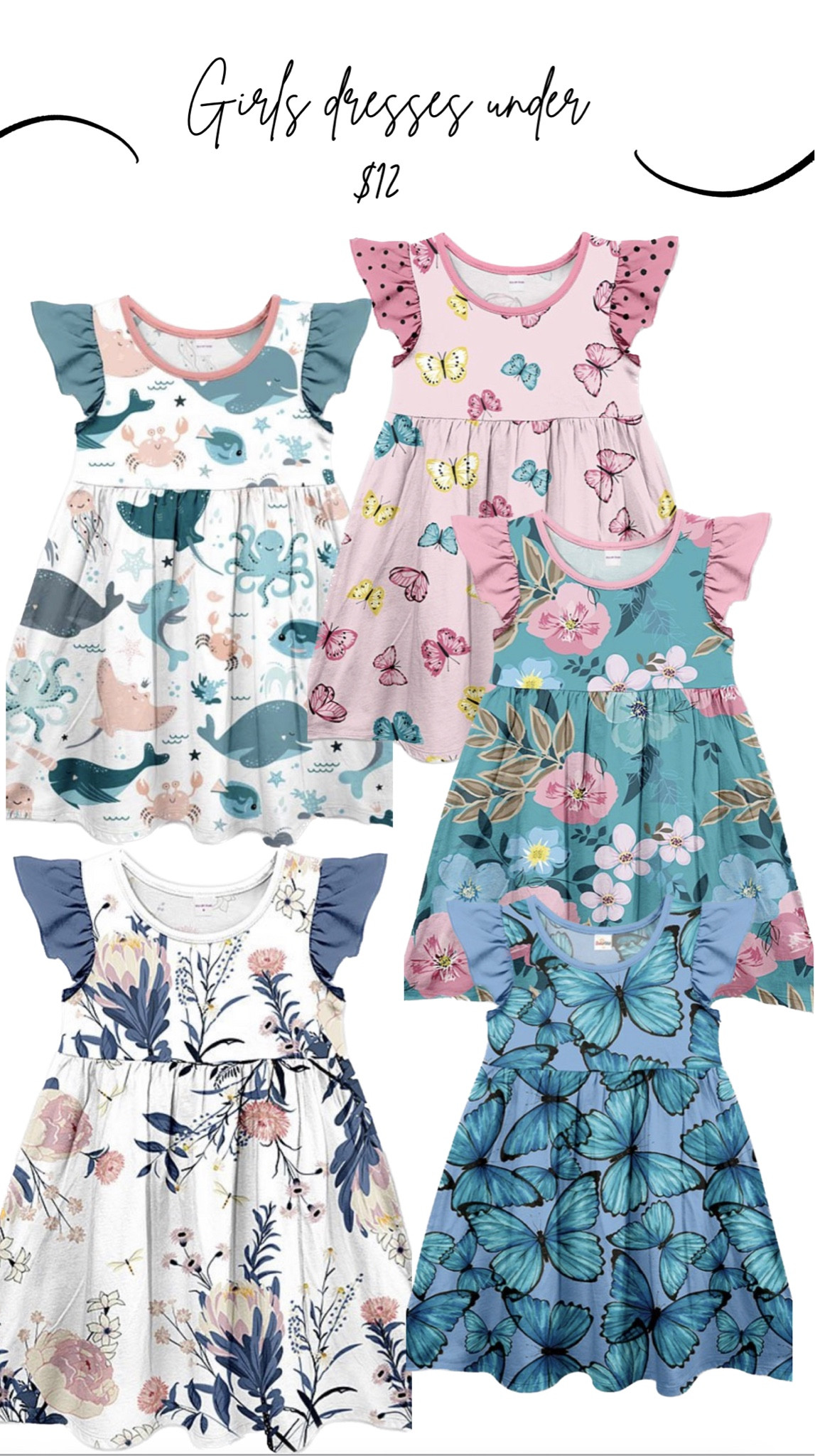 The perfect spring dresses for your girls for under $12. So many more options linked below. Sizes up to 12

#LTKSeasonal #LTKkids #LTKbaby