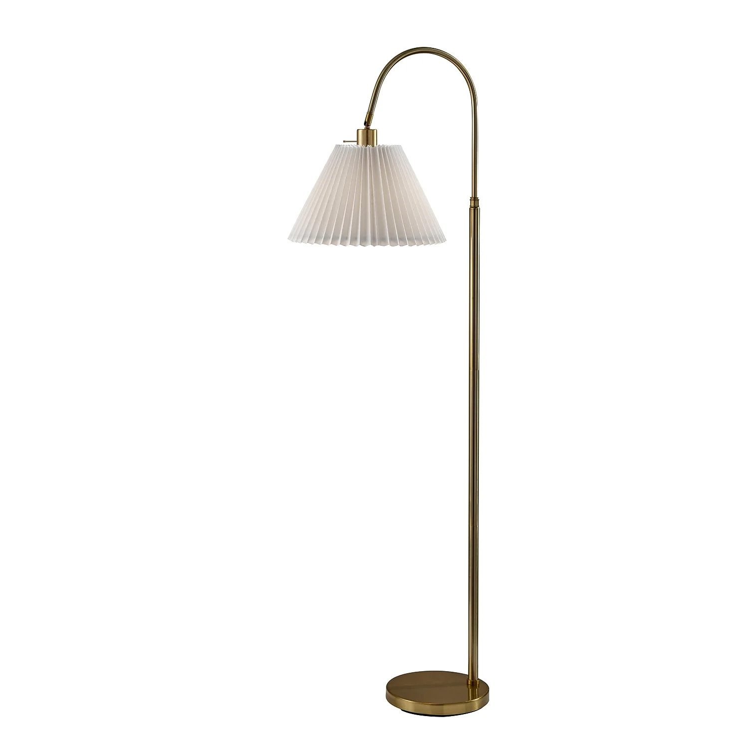 Adesso Thalia 58.5" Antique Brass Floor Lamp with Empire Shade (SL2614-21) | Walmart (US)