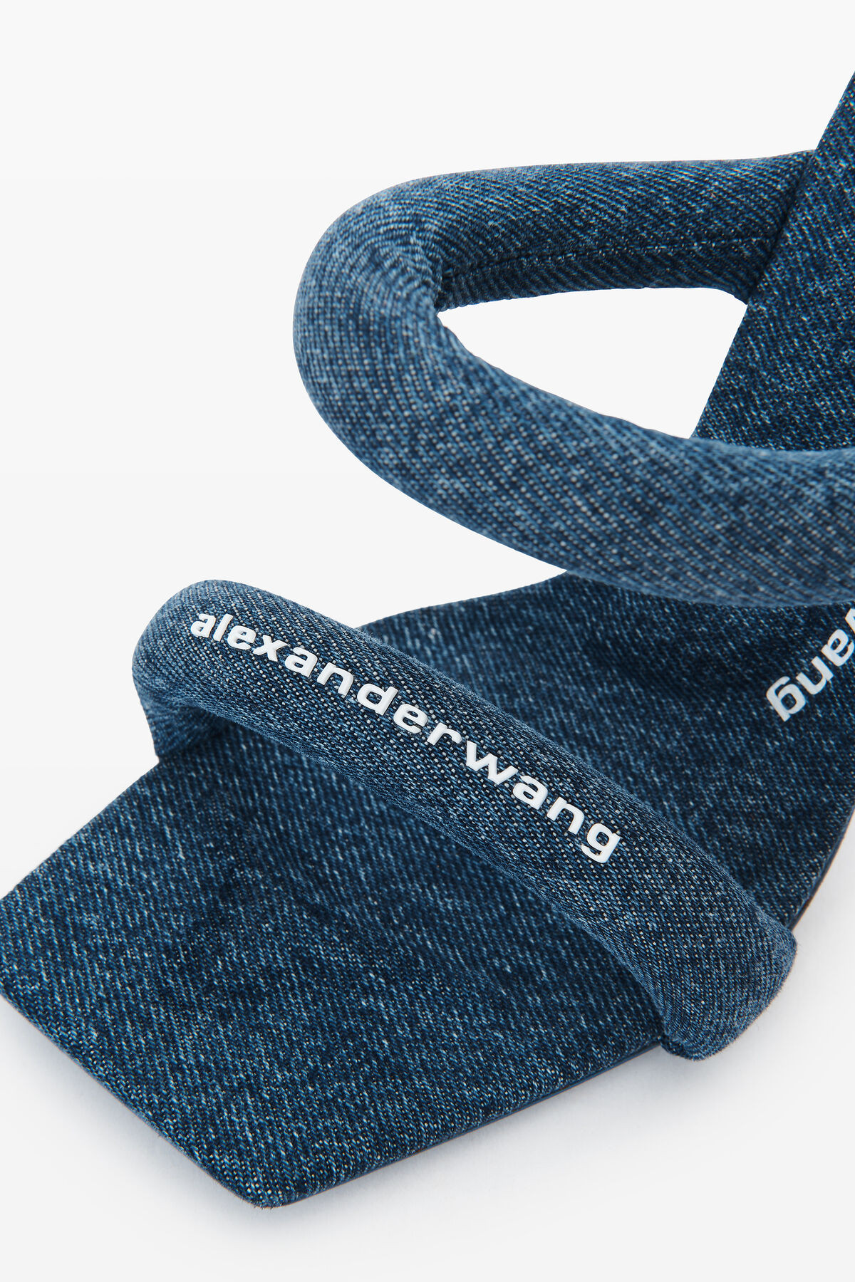 Julie 105mm Tubular Square Toe Sandal | Alexander Wang APAC