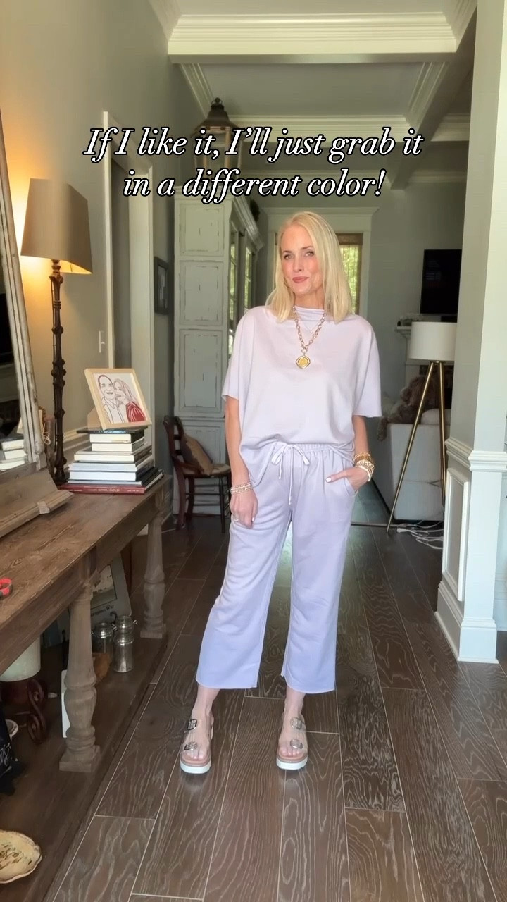 If I like it, I’ll just grab it in a different color. 🤩

This lounge set from Amazon has become my go-to for both comfort and versatility. Inspired by the chic looks of Frank & Eileen, but at a fraction of the price, this set is perfect for mixing and matching with various pieces in your wardrobe. AND, you can grab it now for 20% until 1/5/25.

Whether I'm lounging at home or running errands, I love how effortless and stylish I feel. Plus, with so many color options available, there's always a new shade to fall in love with! 

#founditonamazon
#affordablefashion
#laurenoggsgee
#over50style 
#lookalike
#shopltk
#ltkover50
#ltkover40
#outfitinspo 
#lookforless
#getyourcolonoscopy



#LTKSaleAlert #LTKOver40 #LTKFindsUnder50