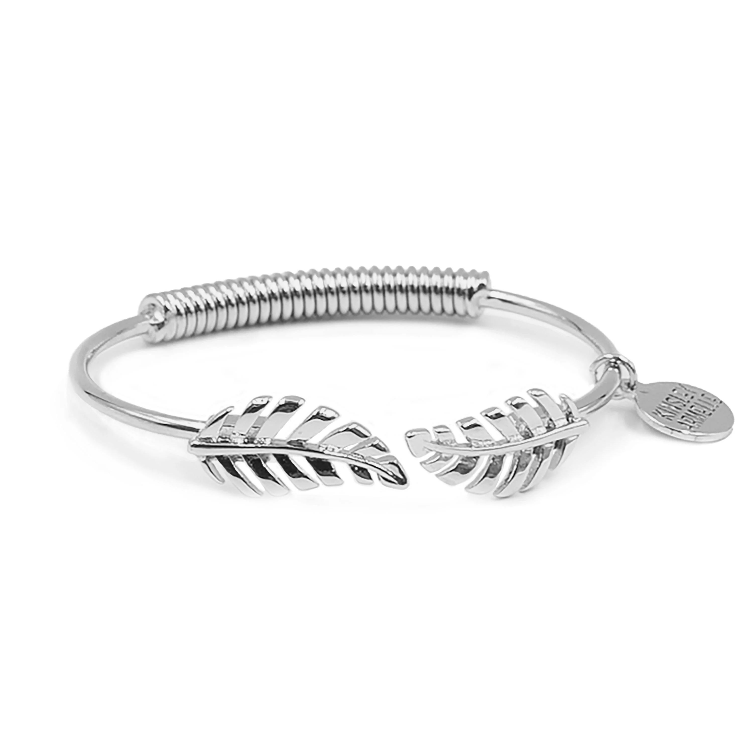 Goddess Collection - Silver Laurel Leaf Bracelet | Kinsley Armelle® Official | Kinsley Armelle
