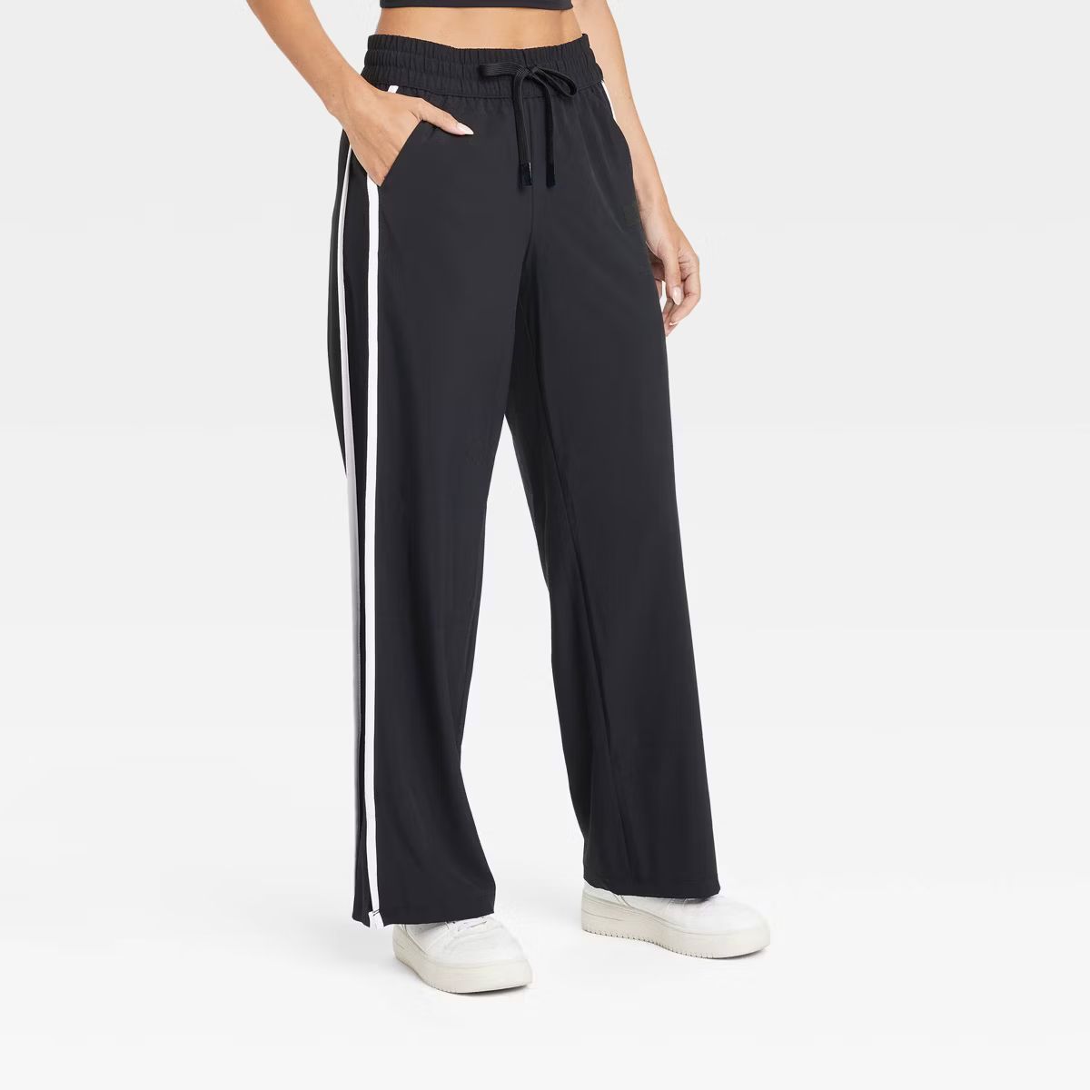 Women's Mid-Rise Piped Track Pants - JoyLab™ | Target