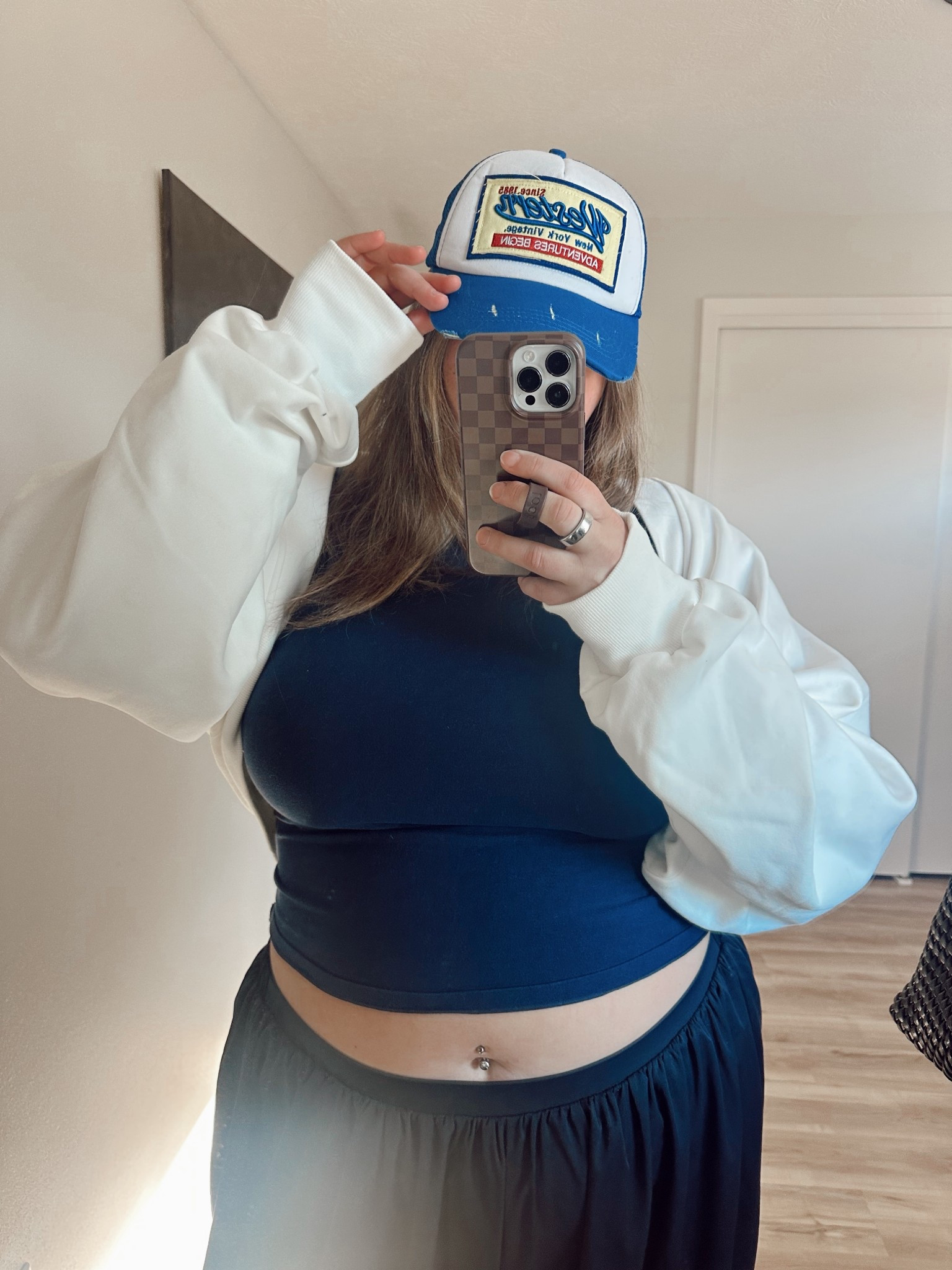 wearing the 3/4x for oversized fit in the shrug!!

#LTKPlusSize #LTKgrwm #LTKmomlife