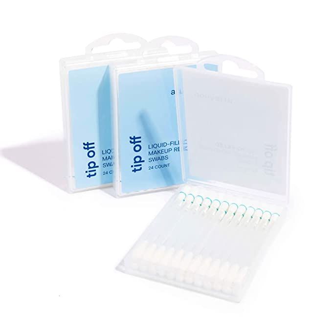 Alleyoop Tip Off Liquid-Filled Makeup Removing Swabs - 3-Pack x 24 Count - Easy-To-Use and Space ... | Amazon (US)