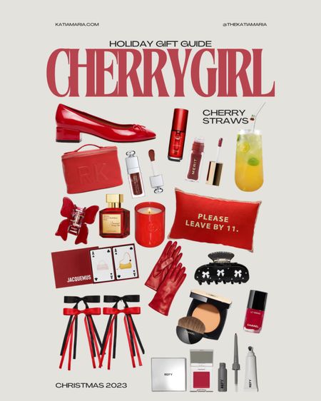 Holiday Gift Guide: Cherry Girl

@thekatiamaria // katiamaria.com

#LTKbeauty #LTKHoliday #LTKGiftGuide