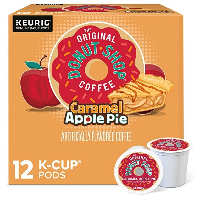 The Original Donut Shop Coffee, Keurig K-Cup Pod, Light Roast, Caramel Apple Pie, 12 Count | Amazon (US)