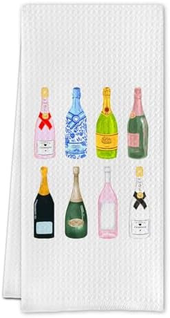 Hostess Gifts,Bar Cart Decor,Champagne Lovers Gifts for Women Kitchen Towels,Bar Cart Accessories... | Amazon (US)