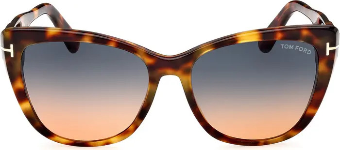 Nora 57mm Gradient Cat Eye Sunglasses | Nordstrom