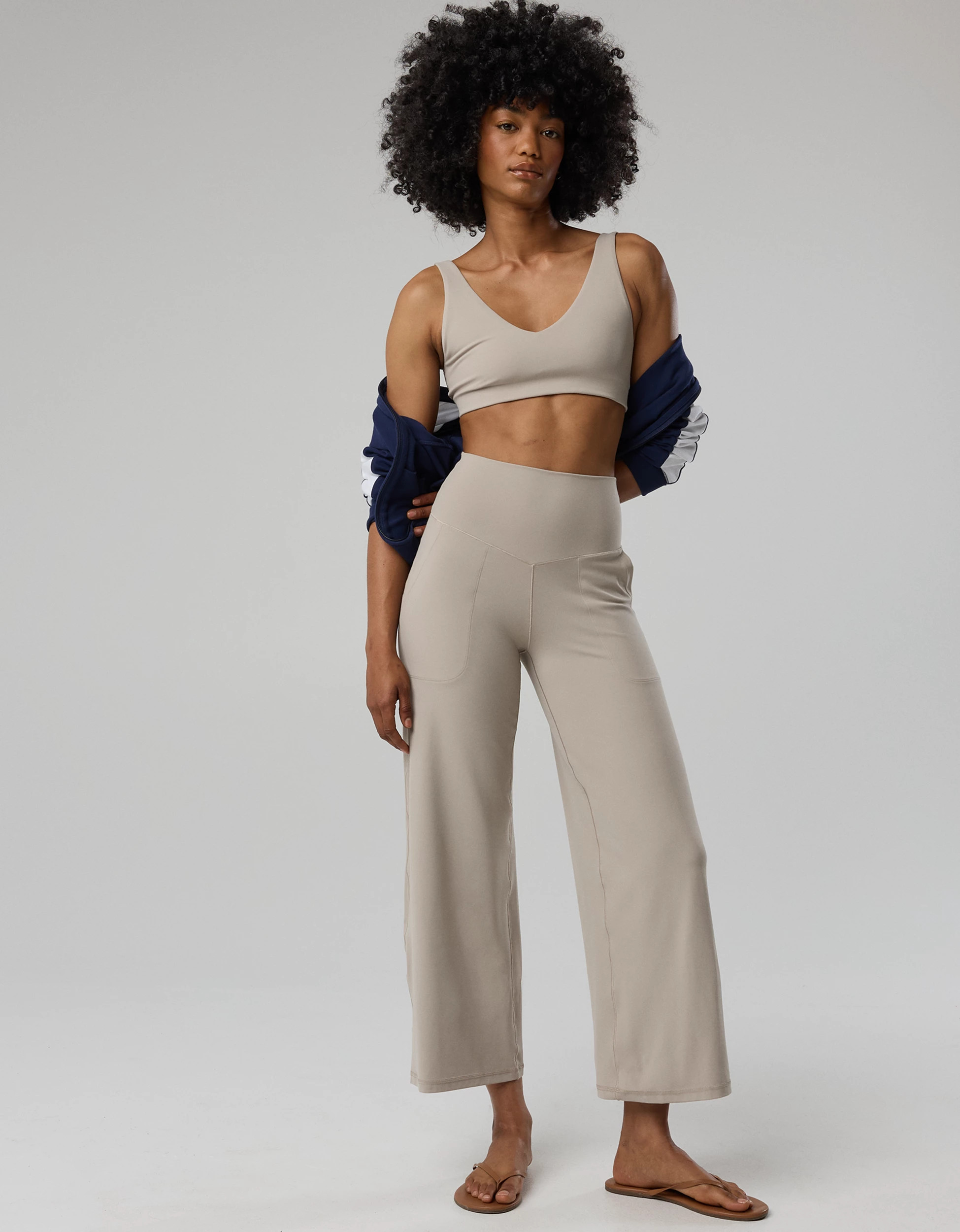 OFFLINE By Aerie Real Me XTRA High Waisted Crop Trouser | Aerie