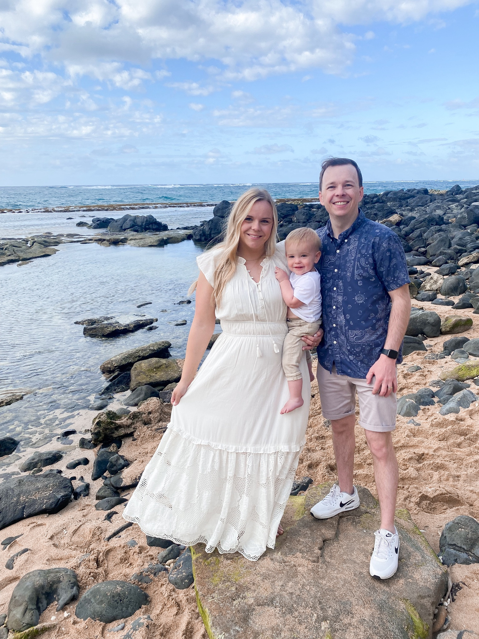 Beach vacation summer dress, rented from Nuuly. This is the Cleobella Kirsten Dress, now sold out. Wearing a size large and it fit great, was also a little stretchy. I’m typically a size 12 so I thought this fit perfectly.  I would say this is bump friendly due to the stretch in the waist! Linked similar styles  

#LTKtravel #LTKmidsize #LTKbump