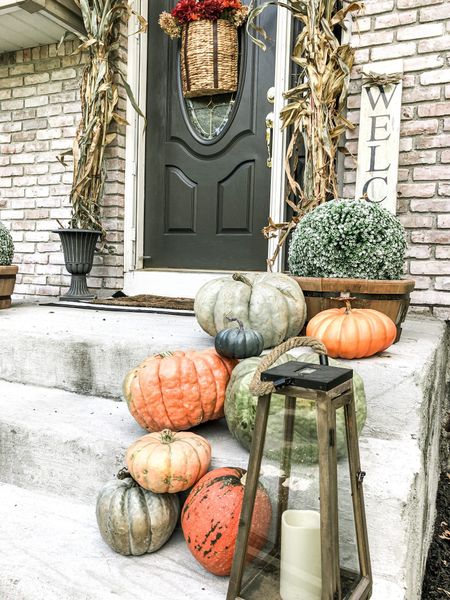 Fall front porch with faux mums 


#LTKunder100 #LTKSeasonal #LTKhome