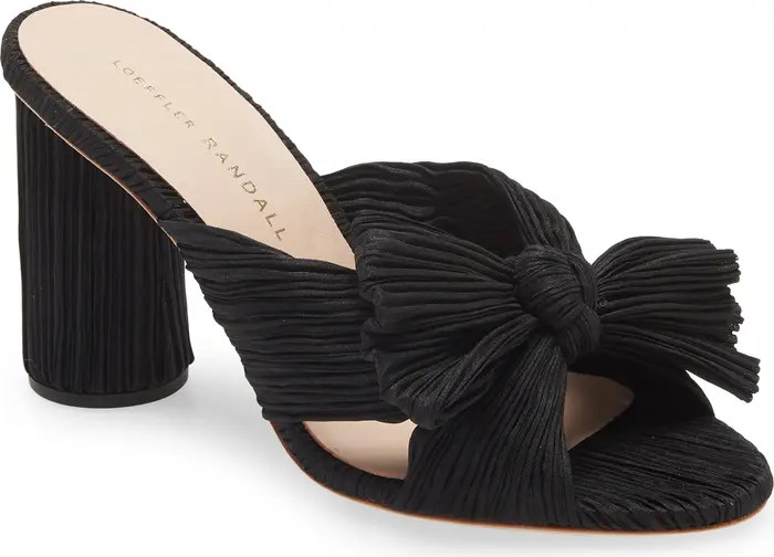 Penny Knotted Lamé Sandal | Nordstrom