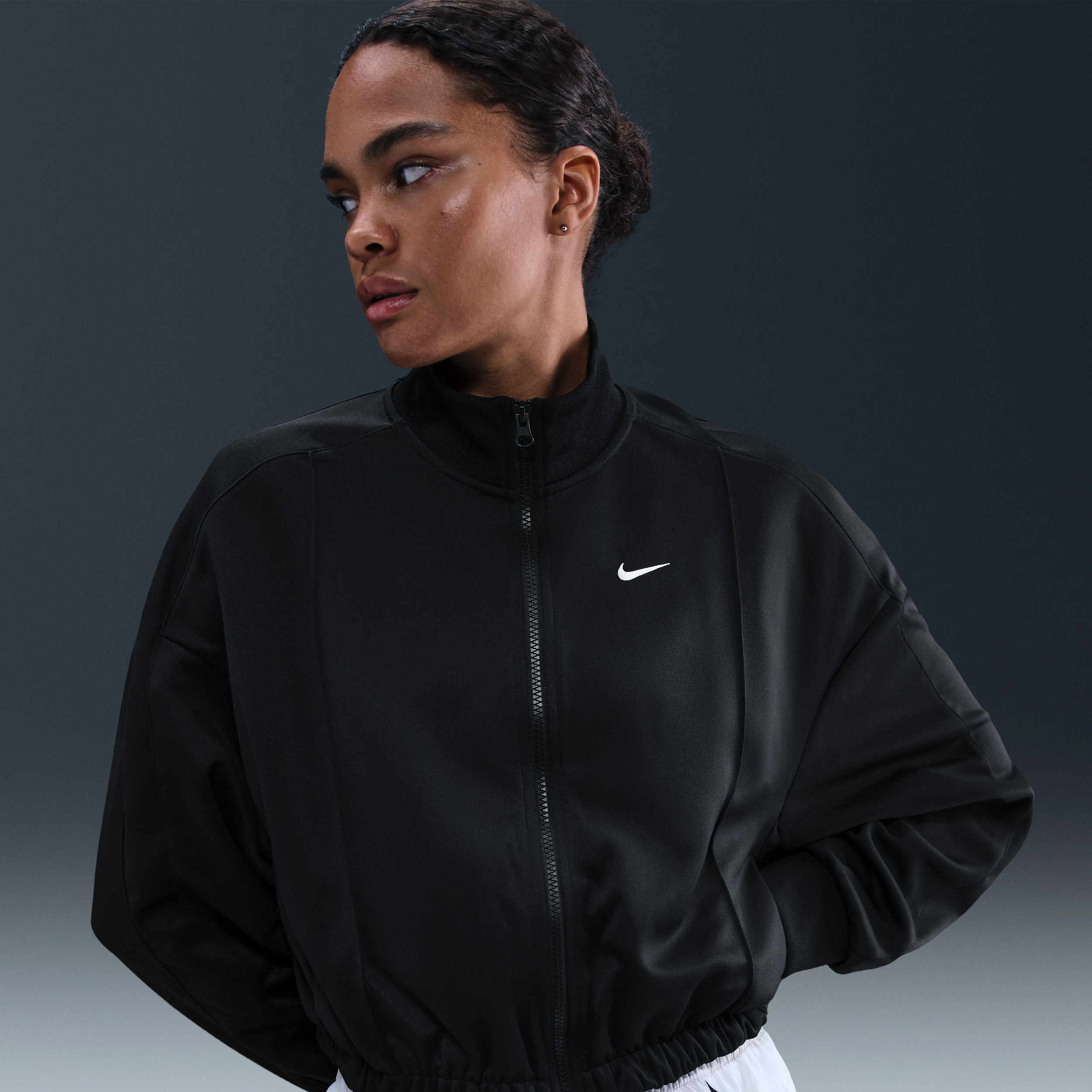 Women's Nike Sportswear Track Jacket in Black | IM7444-010 | Nike (US)