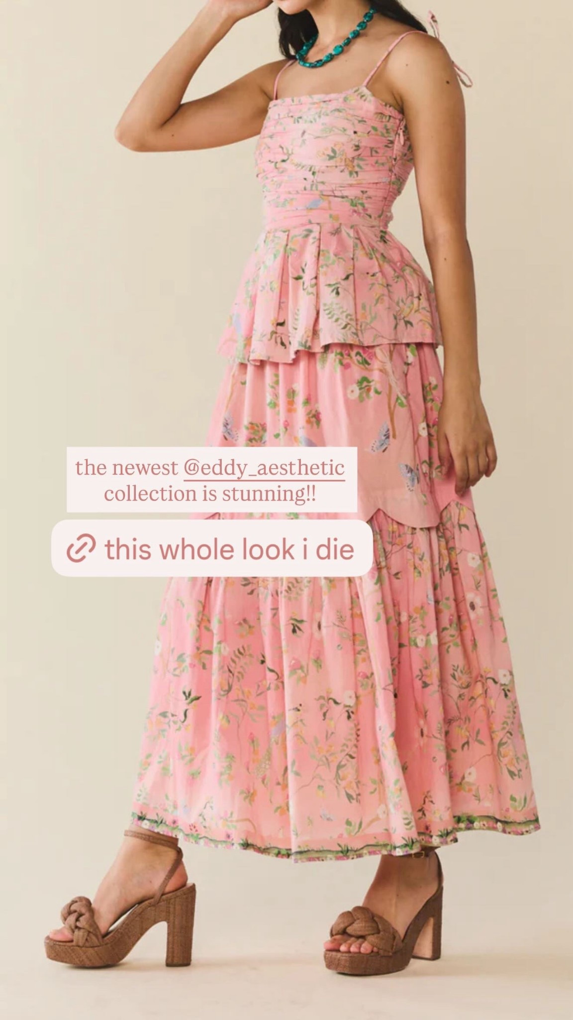 the newest eddy collection is to die for and this set is no exception! so perfect for easter & spring events. the tiered detailing is stunning & i love the pattern!

#LTKSeasonal