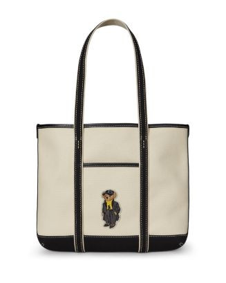 Polo Bear Small Canvas Shopper Tote | Bloomingdale's (US)