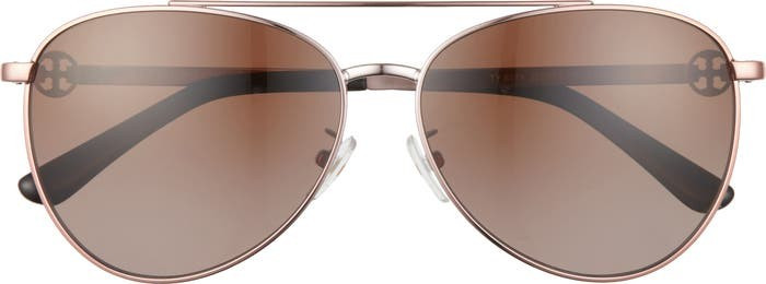 58mm Gradient Polarized Pilot Sunglasses | Nordstrom