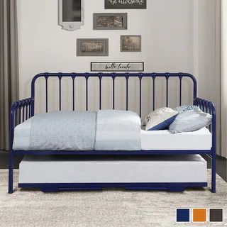 Eury Metal Daybed with Lift-Up Trundle | Bed Bath & Beyond