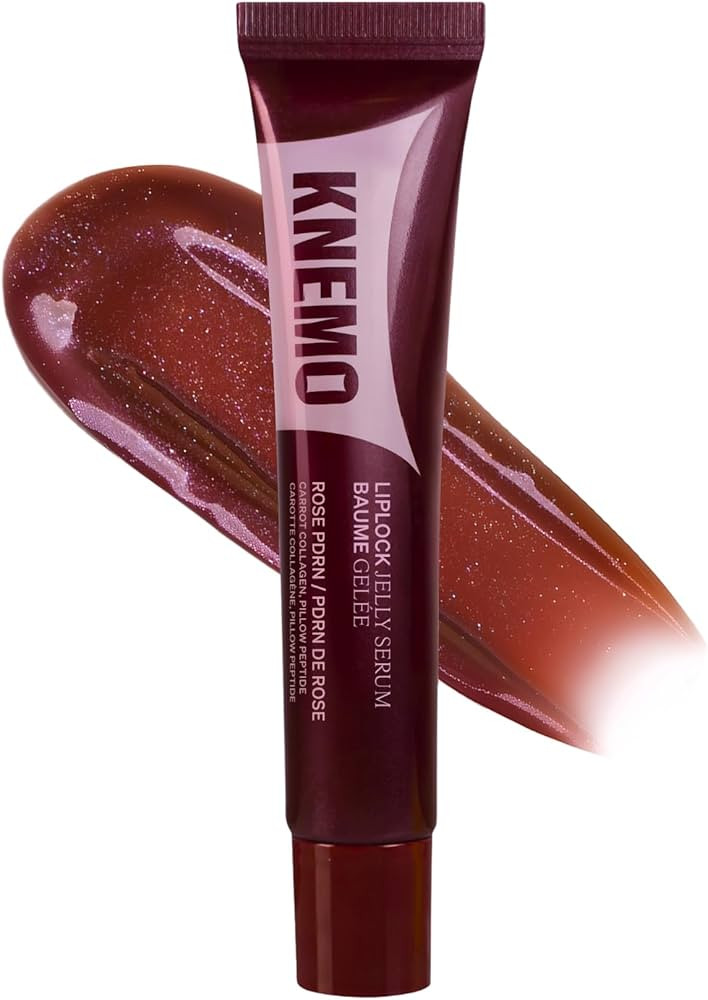 KNEMO LipLock Jelly Serum for Dry Lips, Long-Lasting Hydration & Plumping Gloss with Rose PDRN, C... | Amazon (US)