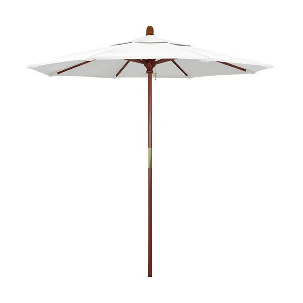 California Umbrella Grove Series Patio Market Umbrella in Pacifica with Wood Pole Hardwood Ribs P... | Walmart (US)