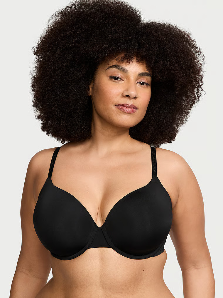 Buy Lightly Lined Full-Coverage Smooth Bra, Black - Order Bras online - Victoria's Secret US | Victoria's Secret (US / CA )