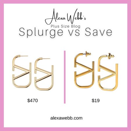 Gold Huggie Earrings: Splurge Vs Save by Alexa Webb #plussize

#LTKStyleTip #LTKOver40 #LTKPlusSize