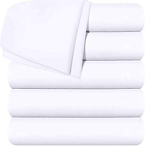 Lirex Flat Sheet (2-Pack), Twin Size Extra Soft Brushed Microfiber 1800 Microfiber Flat White Sheets | Amazon (US)