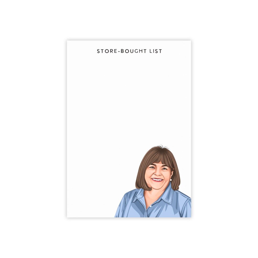 Ina Garten Store-bought Post-it® Note Pads, Shopping List, Barefoot Contessa, Funny Notepad, Sta... | Etsy (US)