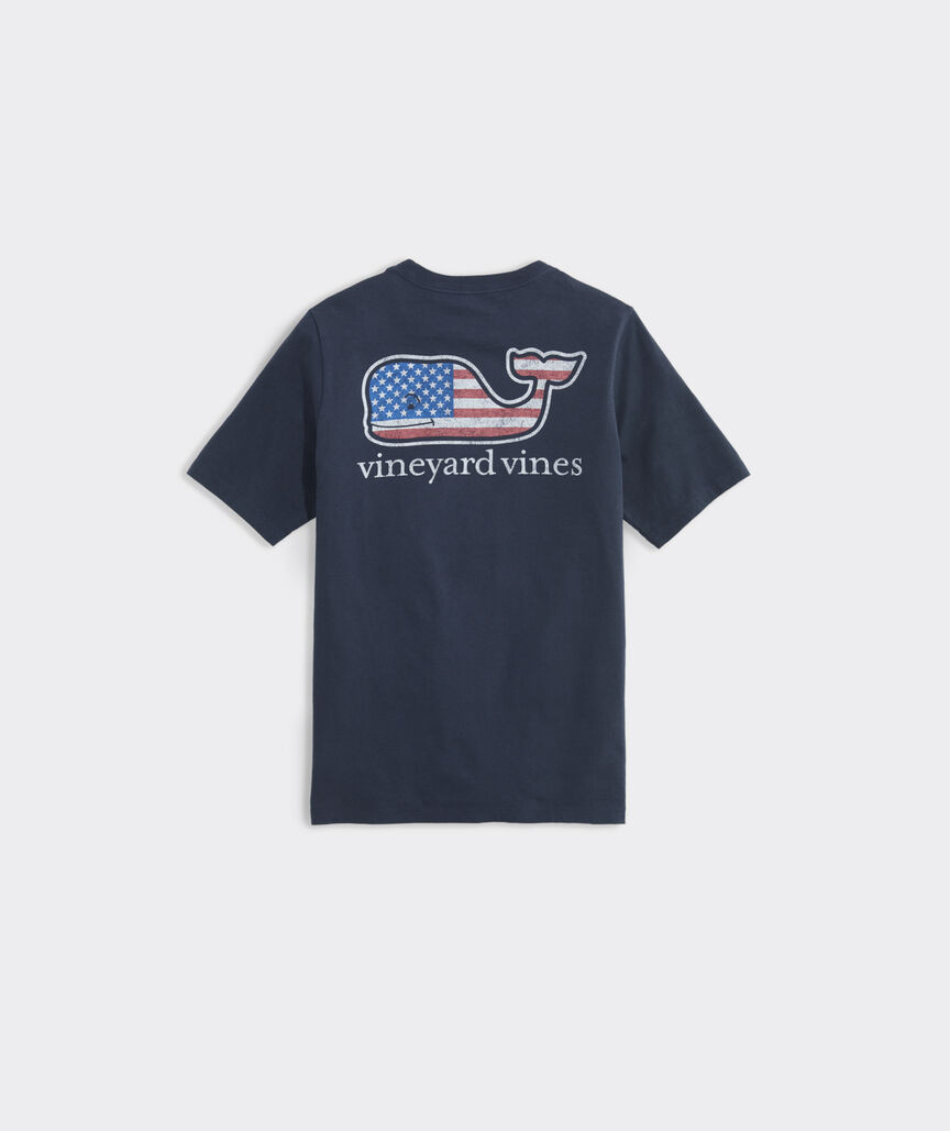Boys' Flag Whale Short-Sleeve Pocket Tee | vineyard vines