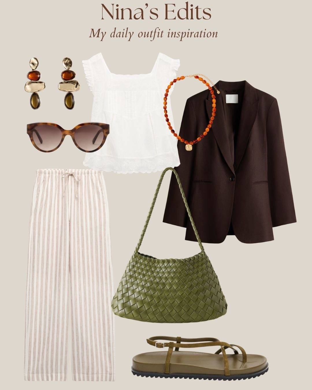 Outfit inspiration styled with M&S white lace cami top 

#LTKspring