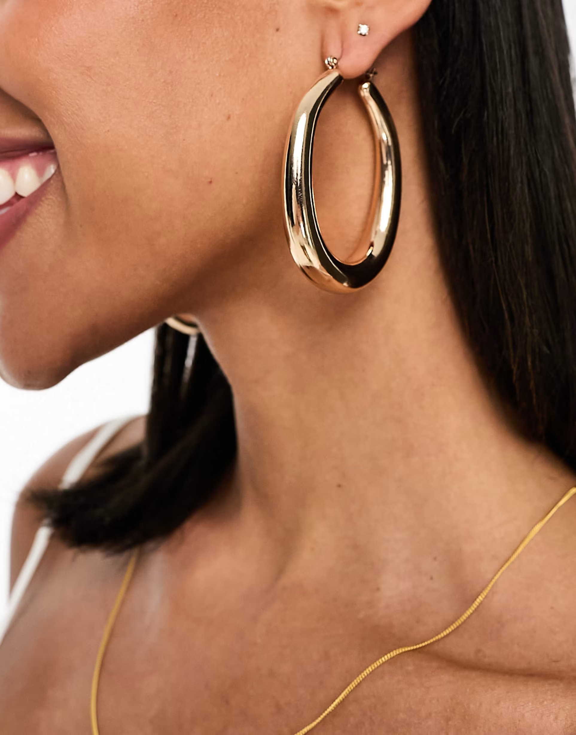 ALDO - Wirang - Grote chunky oorringen in goud | ASOS (Global)